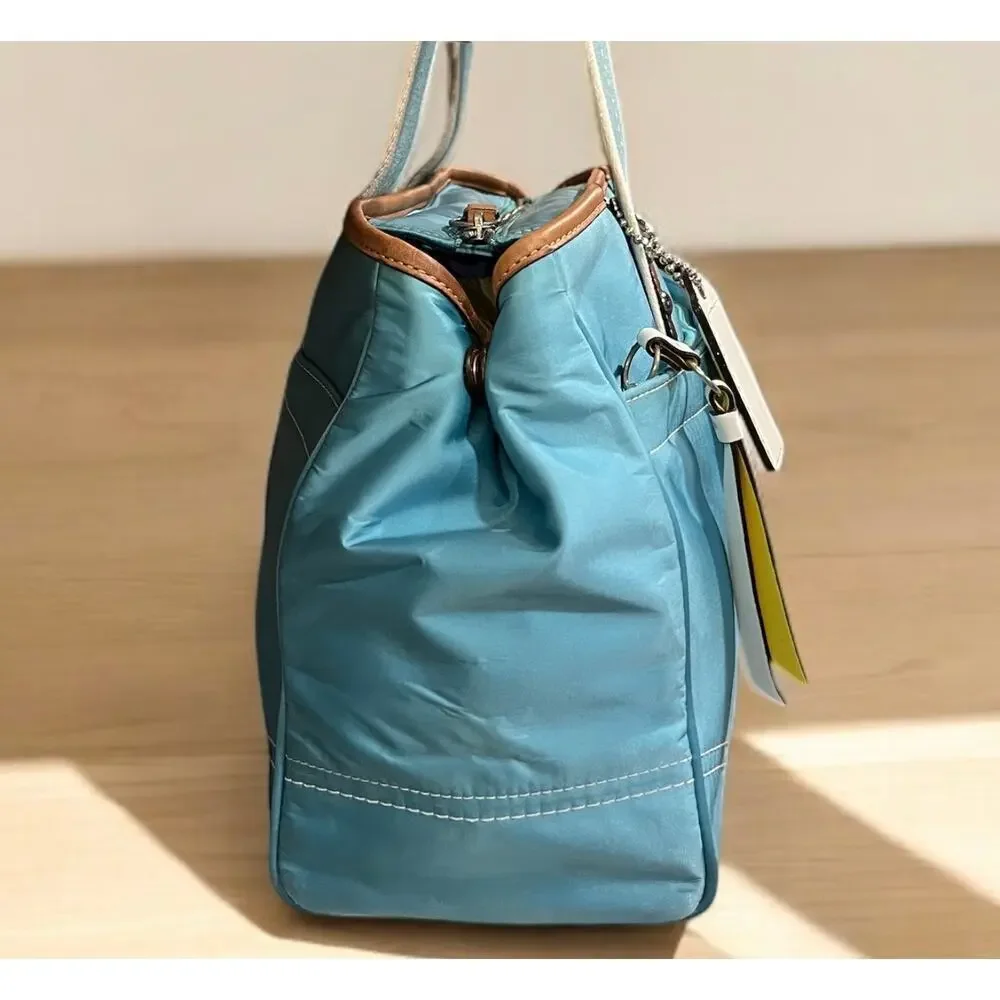 Y2K Coach F11993 Hamptons Sateen Satchel Bag